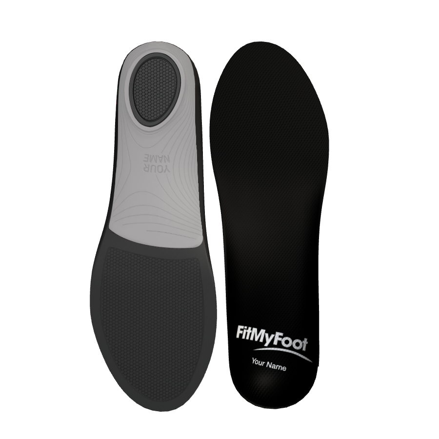 Custom Arch Support Insoles — Black