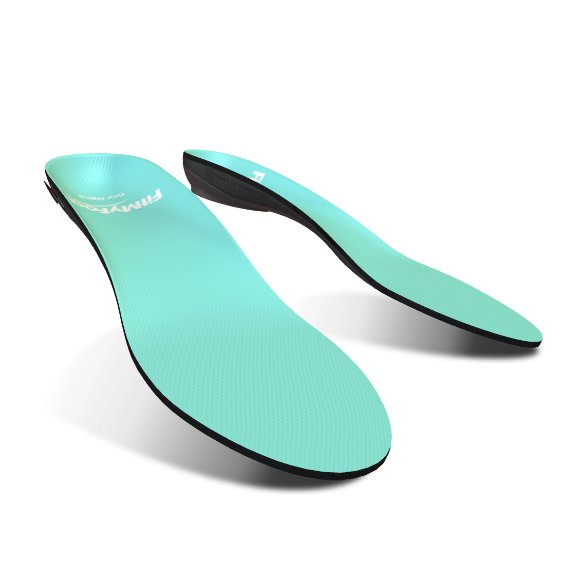Custom Arch Support Insoles — Neon Blue