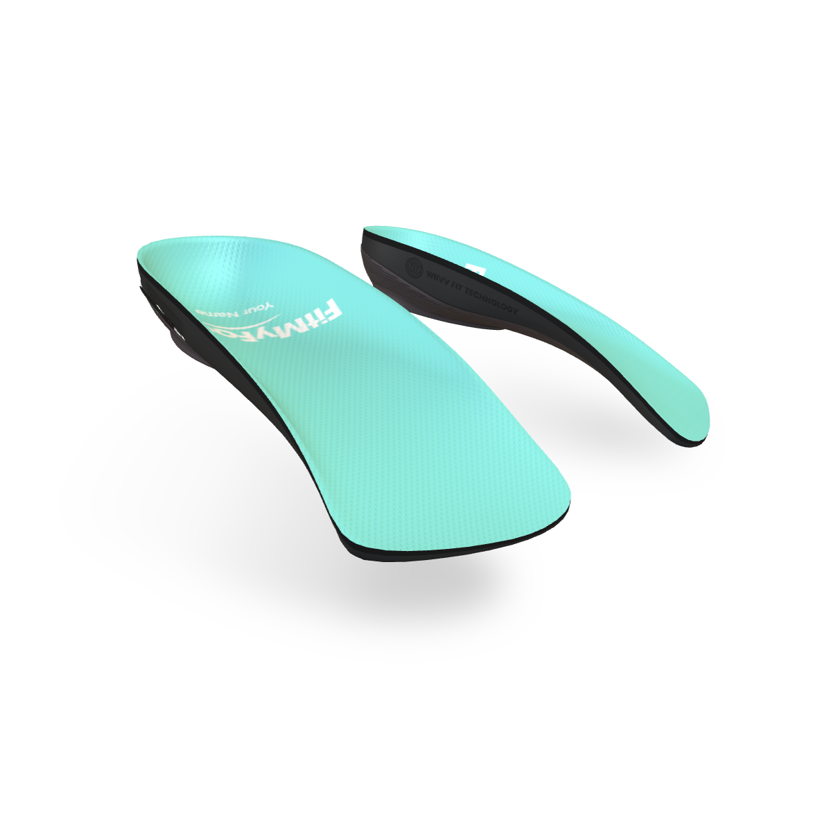 Custom Arch Support Insoles — Neon Blue