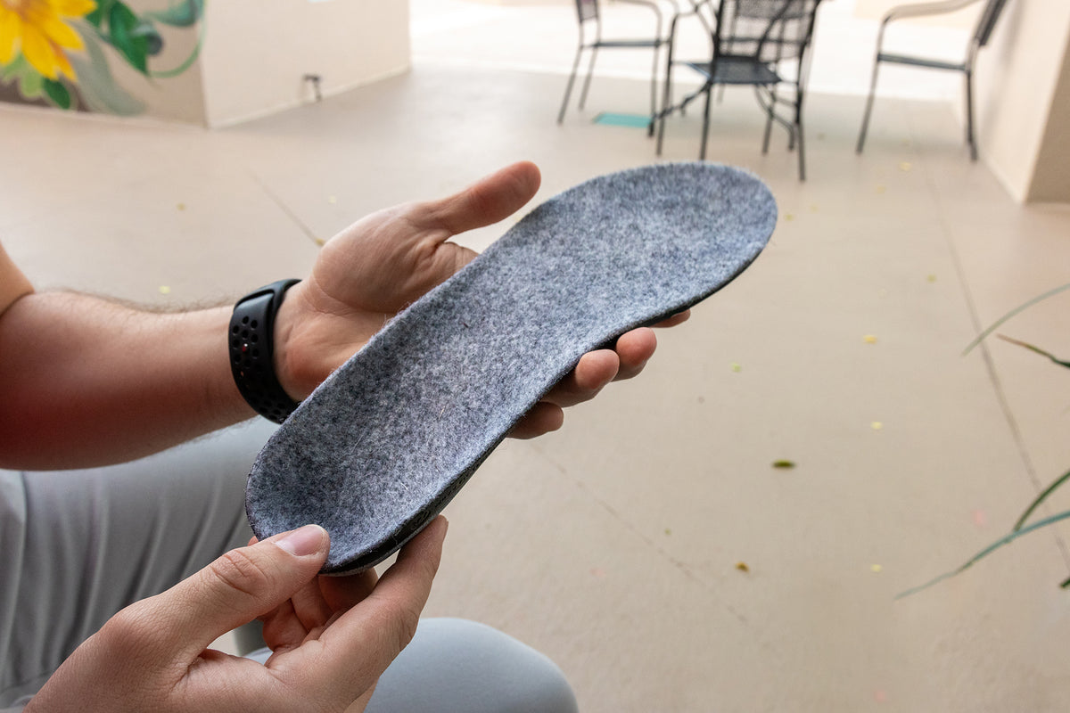 Custom Arch Support Insoles — Wool