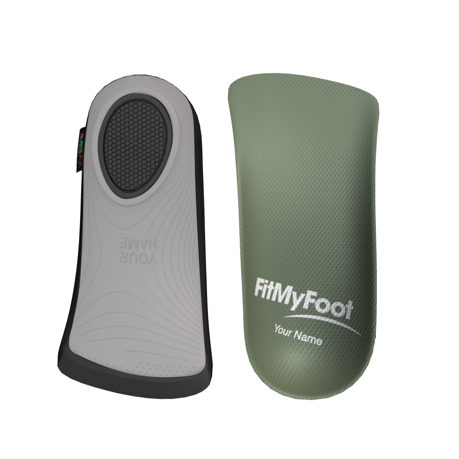 Custom Arch Support Insoles — Military Green