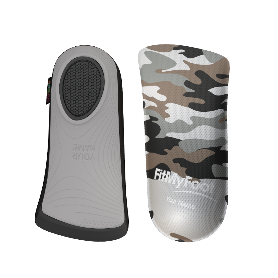 Custom Arch Support Insoles — Camo