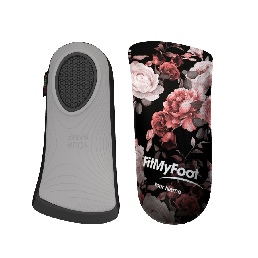 Custom Arch Support Insoles — Floral