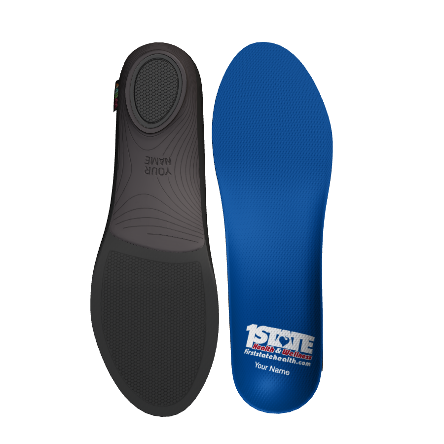 Custom Arch Support Insoles — First State Blue