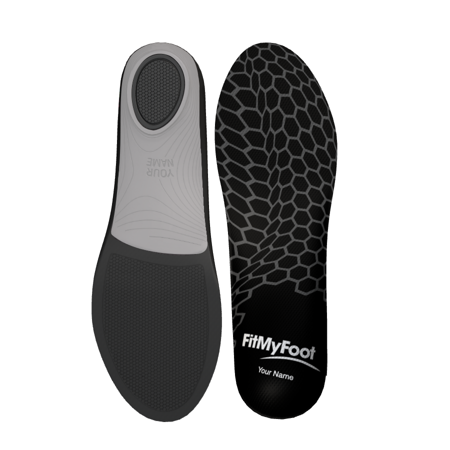 Custom Arch Support Insoles — Dark Hexagon