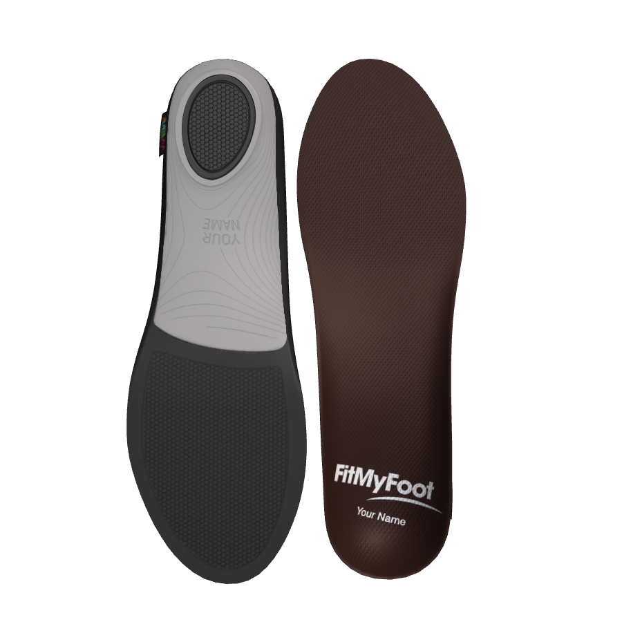 Custom Arch Support Insoles — Dark Chocolate