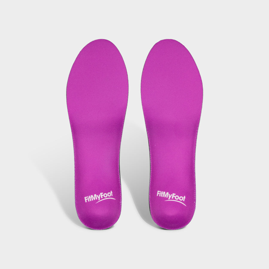 Custom Arch Support Insoles — Purple Spring – FitMyFoot