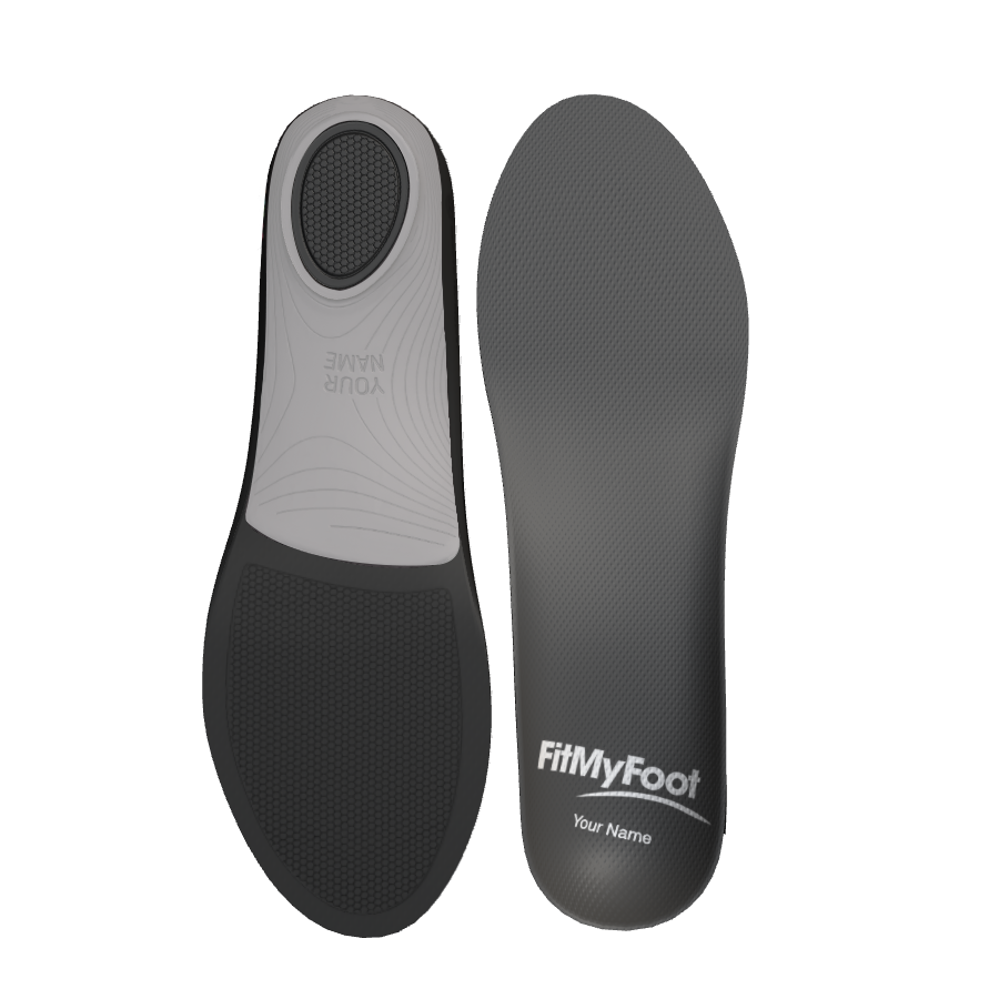 Custom Arch Support Insoles — Gray