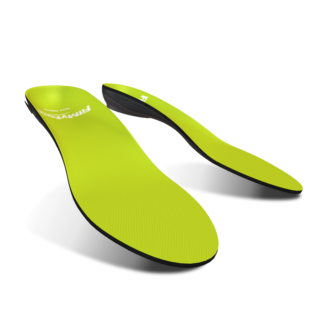 Custom Arch Support Insoles — Lime Green