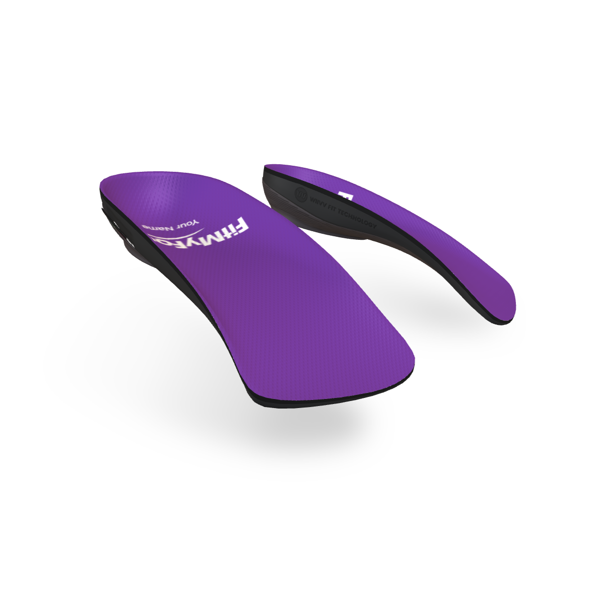 Custom Arch Support Insoles — Barney Purple