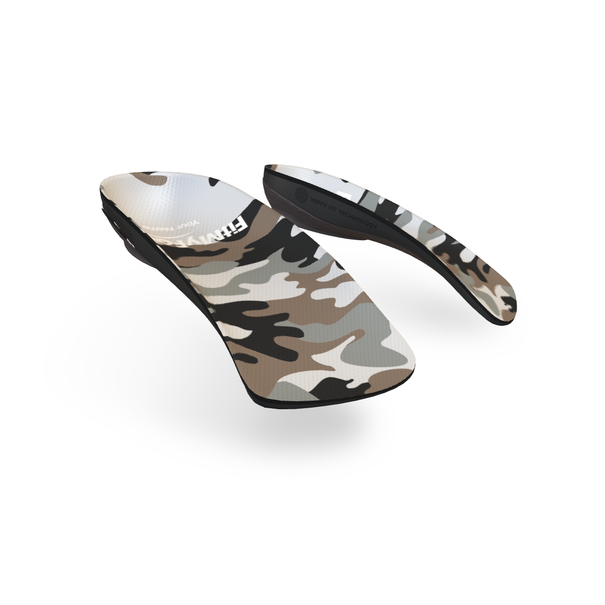 Custom Arch Support Insoles — Camo