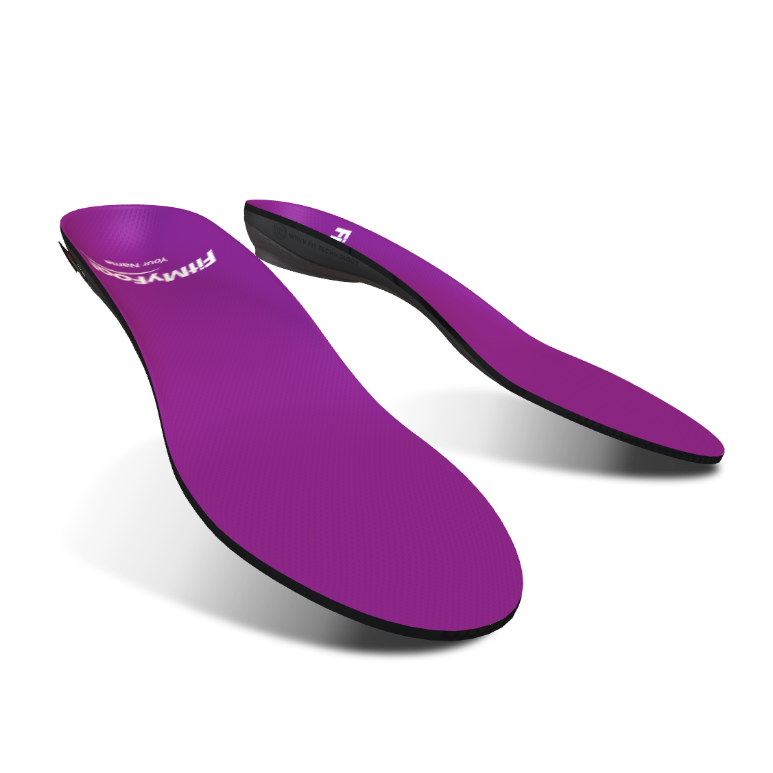 Custom Arch Support Insoles — Purple Spring - FitMyFoot