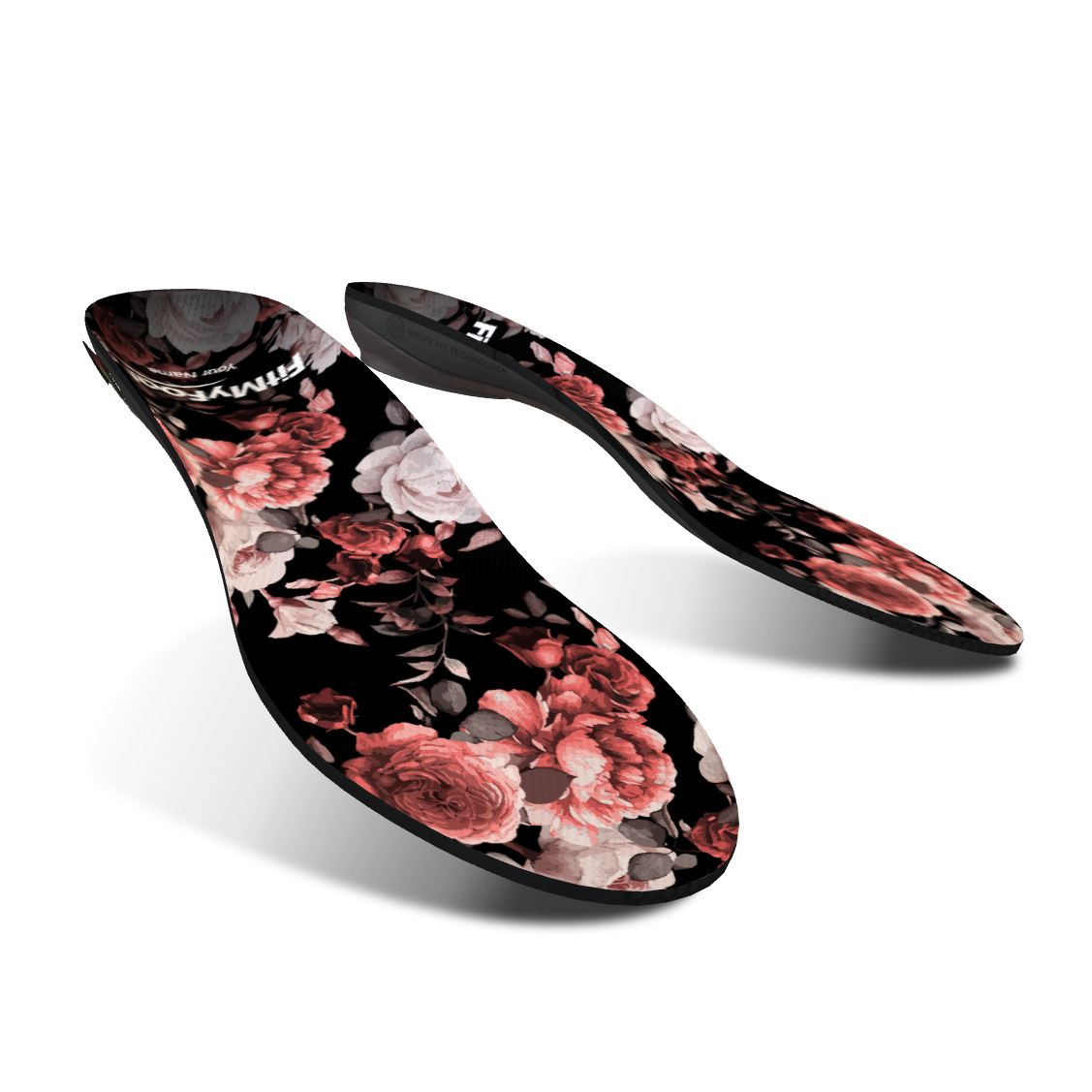 Custom Arch Support Insoles — Floral