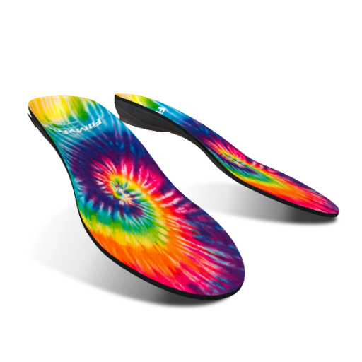 Custom Arch Support Insoles - Tie Dye